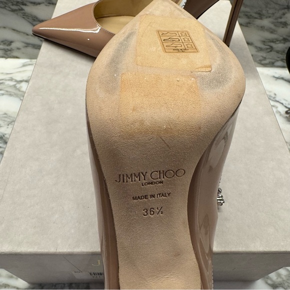 Jimmy Choo Bing 100 nude heels/mules, size 6.5 (EU 36.5) - Picture 10 of 10